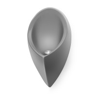 Admiral Mini Waterloos Urinoir Grijs GRP Horizontale Connectie Uridan®
