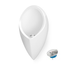 Admiral Mini Waterloos Urinoir Grijs GRP High Tech Cover Horizontale Connectie Uridan®