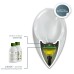 Admiral Mini Waterloos Urinoir Zwart GRP Horizontale Connectie Uridan®