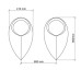 Admiral Waterloos Urinoir Wit GRP Horizontale Connectie Uridan®