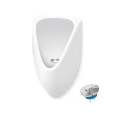 Master Waterloos Urinoir Wit GRP High Tech Horizontale Connectie Uridan®