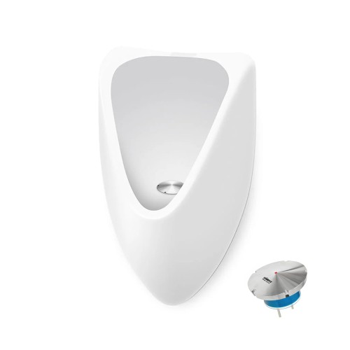 Master Waterloos Urinoir Wit GRP High Tech Horizontale Connectie Uridan®