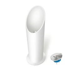 Pylon Zuil Waterloos Urinoir Wit GRP High Tech Verticale Connectie Uridan®
