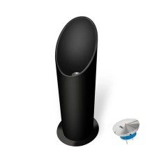 Pylon Zuil Waterloos Urinoir Zwart GRP High Tech Verticale Connectie Uridan®