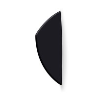 Scheidingswand Urinoir Zwart Jet Black GRP Uridan®