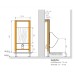 Wimtec Fix Inbouwframe Voor Waterloos Urinoir Uridan®