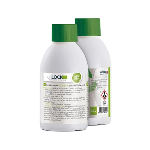 2x Blokkeervloeistof uriLock 300ml Waterloos Urinoir Uridan®